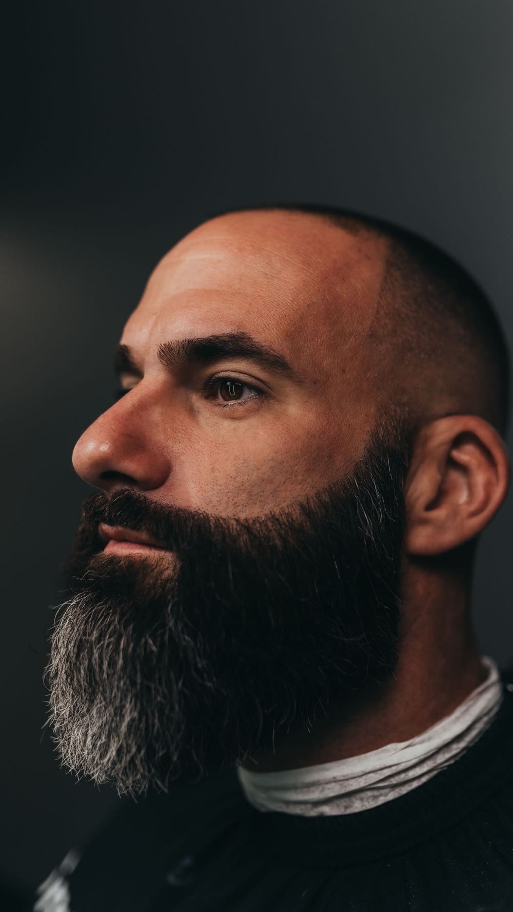 Beard sculpting portrait